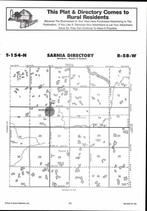 Sarnia Township, Whitman, Forest River, Directory Map, Nelson County 2007